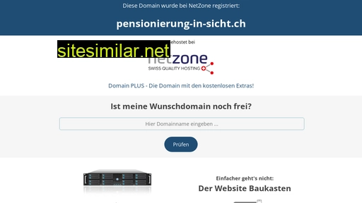pensionierung-in-sicht.ch alternative sites