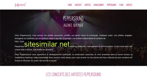 peppersound.ch alternative sites