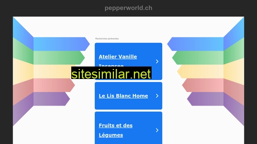 pepperworld.ch alternative sites