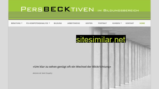 persbecktiven.ch alternative sites