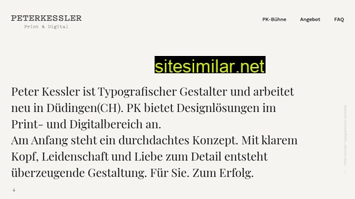peterkessler.ch alternative sites