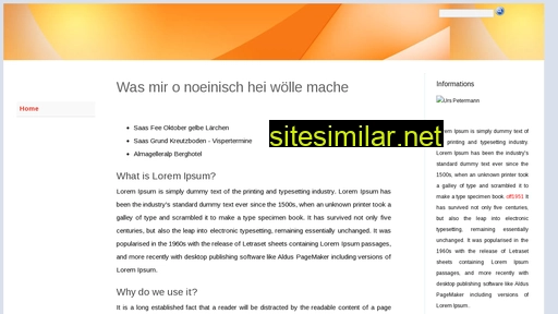 petermann.ch alternative sites