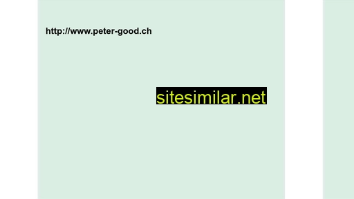 peter-good.ch alternative sites