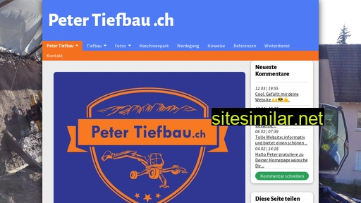 petertiefbau.ch alternative sites