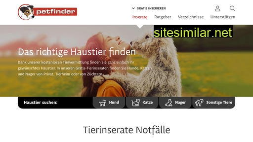 petfinder.ch alternative sites