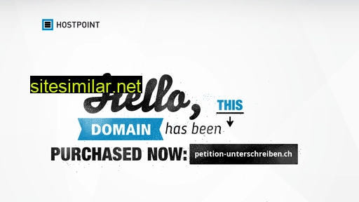 petition-unterschreiben.ch alternative sites