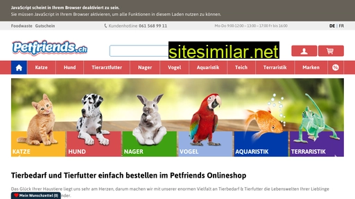 petfriends.ch alternative sites