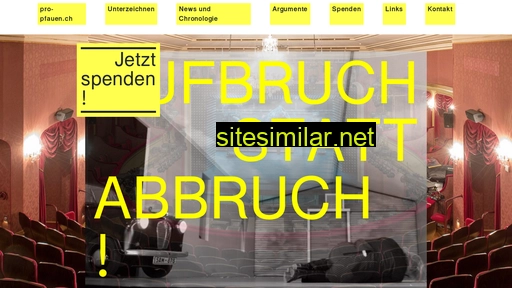 pfauenbuehne.ch alternative sites