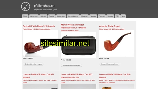 pfeifenshop.ch alternative sites