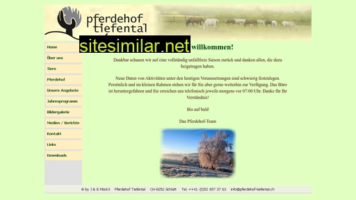 pferdehof-tiefental.ch alternative sites