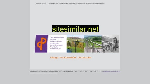 pfiffner-chromstahl.ch alternative sites