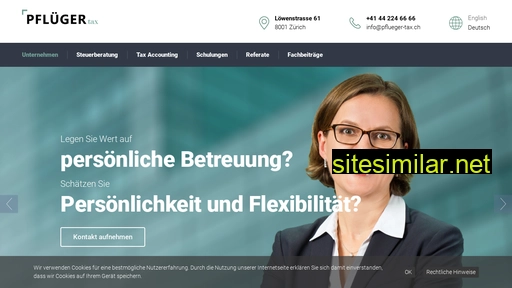 pflueger-tax.ch alternative sites