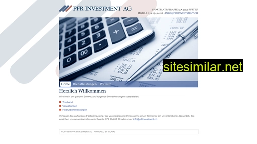 pfrinvestment.ch alternative sites