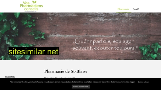pharmacie-saint-blaise.ch alternative sites