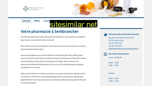 pharmacie-sembrancher.ch alternative sites