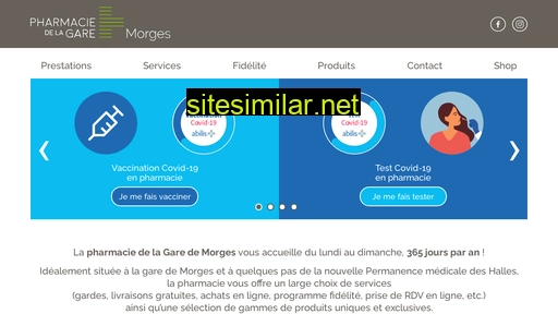 pharmaciedelagare-morges.ch alternative sites