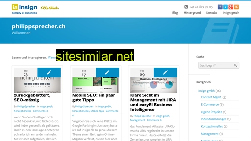 philippsprecher.ch alternative sites