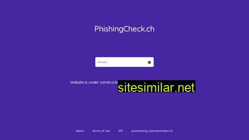 phishingcheck.ch alternative sites