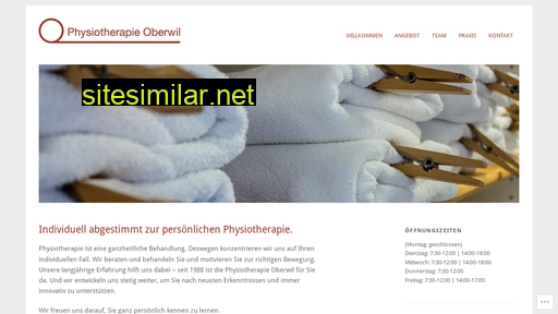 physiotherapieoberwil-bl.ch alternative sites