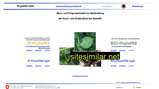 phytopre.ch alternative sites