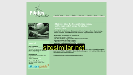 Pilates-mat-class similar sites