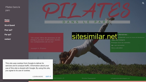 Pilatesdansleparc similar sites