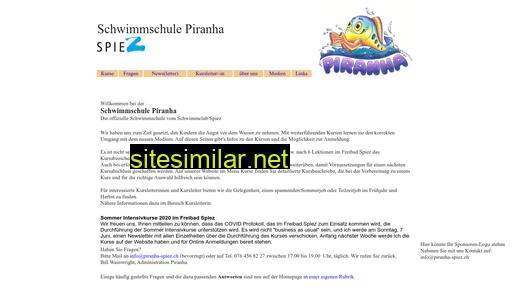 Piranha-spiez similar sites