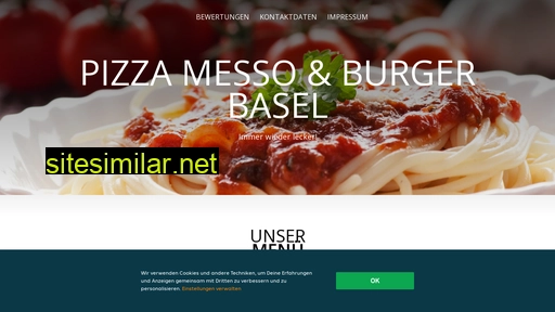 pizzamessoburger.ch alternative sites