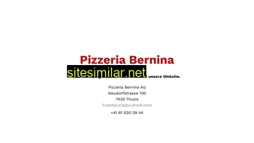 pizzeriabernina.ch alternative sites
