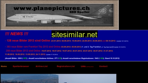 planepictures.ch alternative sites