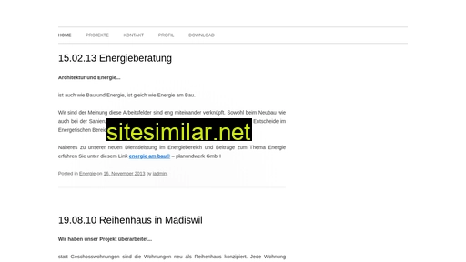planundwerk.ch alternative sites