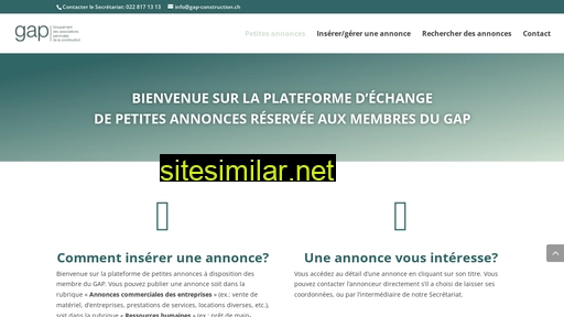 plateforme-gap.ch alternative sites
