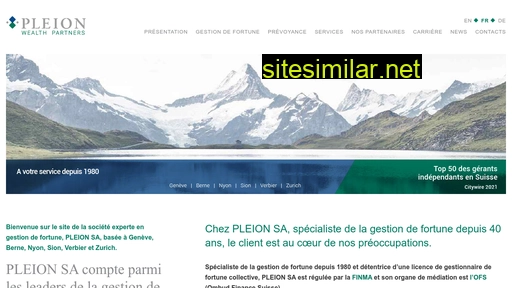 pleion.ch alternative sites