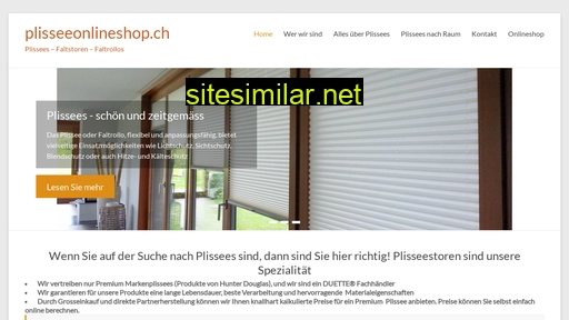 plisseeonlineshop.ch alternative sites