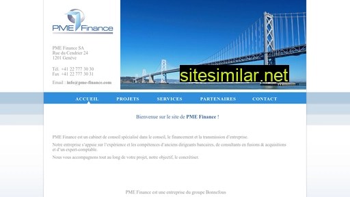 pmefinance.ch alternative sites
