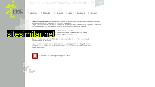 pmeinformatique.ch alternative sites
