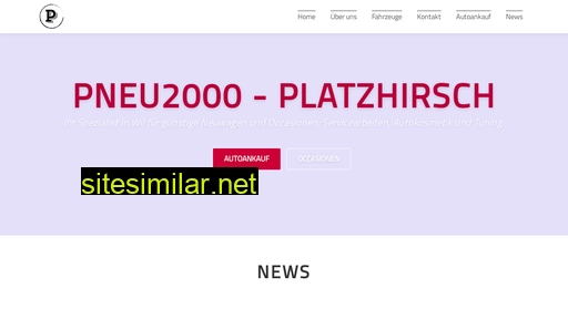 pneu2000.ch alternative sites