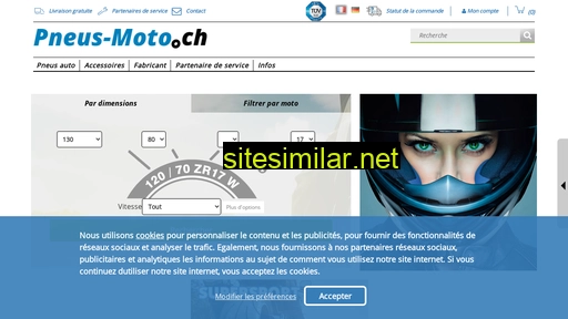 pneus-moto.ch alternative sites