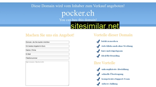 pocker.ch alternative sites