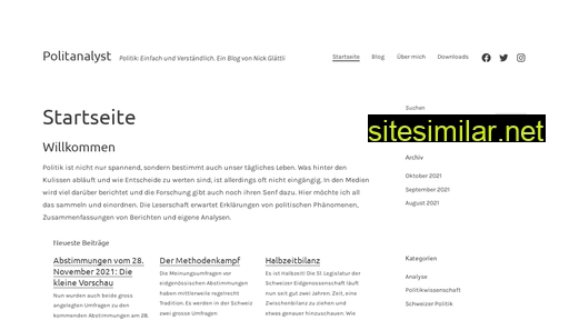politanalyst.ch alternative sites