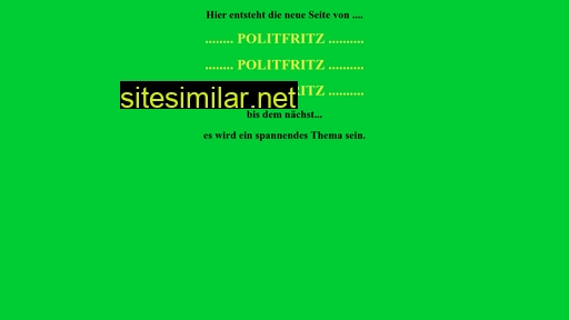 politfritz.ch alternative sites
