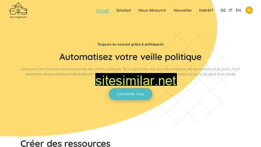 politique.ch alternative sites