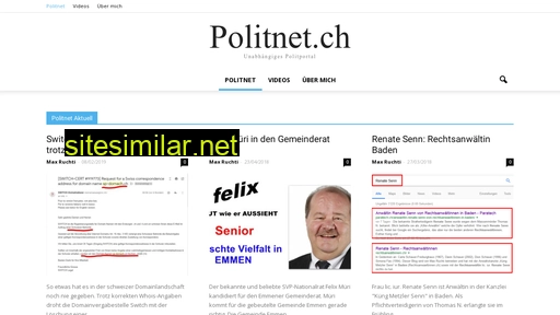 politnet.ch alternative sites