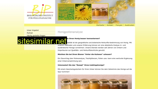 pollenanalyse.ch alternative sites