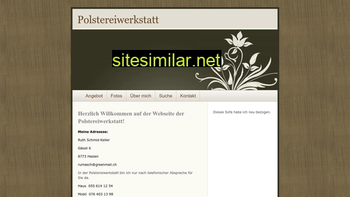 polstereiwerkstatt.ch alternative sites