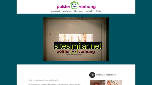 polsterhuesli.ch alternative sites