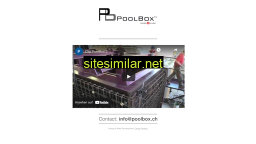 poolbox.ch alternative sites