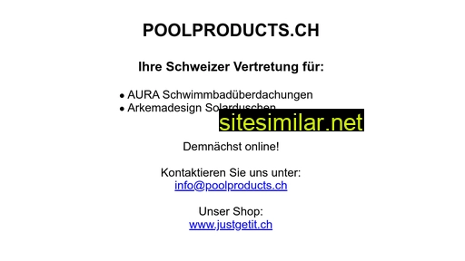 poolprodukte.ch alternative sites