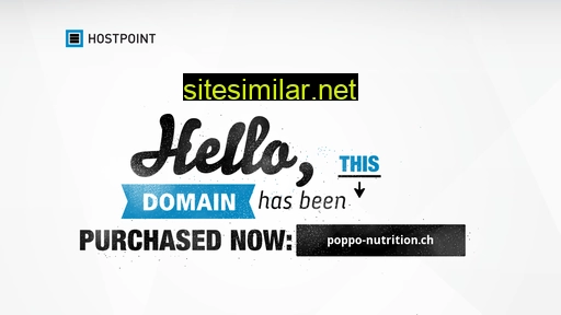 poppo-nutrition.ch alternative sites