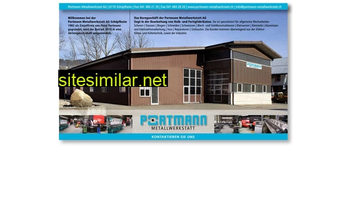 Portmann-metallwerkstatt similar sites